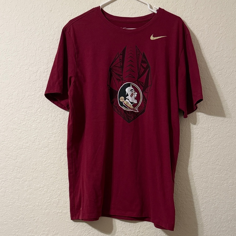 Nike Men's Maroon FSU Football Graphic Tee